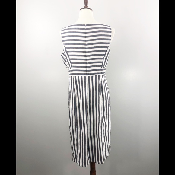 3 for$30: ANN TAYLOR Sleeveless Sheath Linen Dress - size 10 - Picture 7 of 8